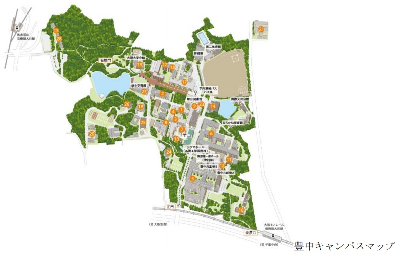 第17回大学体育指導者養成研修会_キャンパスマップ